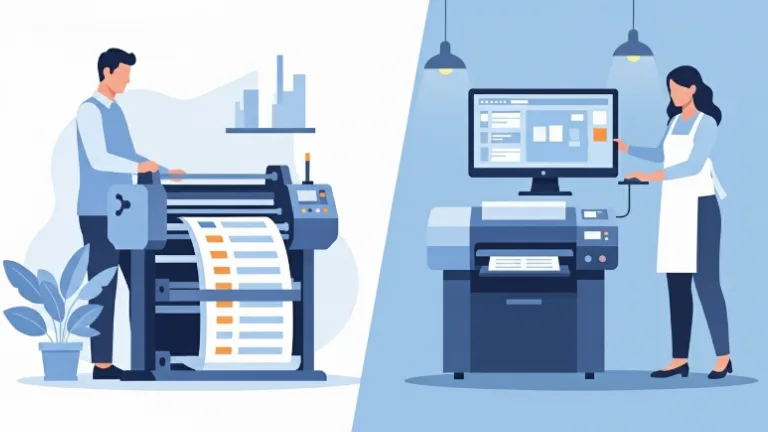 Perbedaan Cetak Offset dan Digital